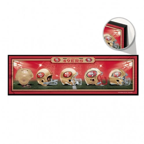 WinCraft SAN FRANCISCO 49ERS WOOD SIGN 9" X 30"