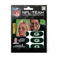 Party Animal Green Bay Packers Eye Black Strips