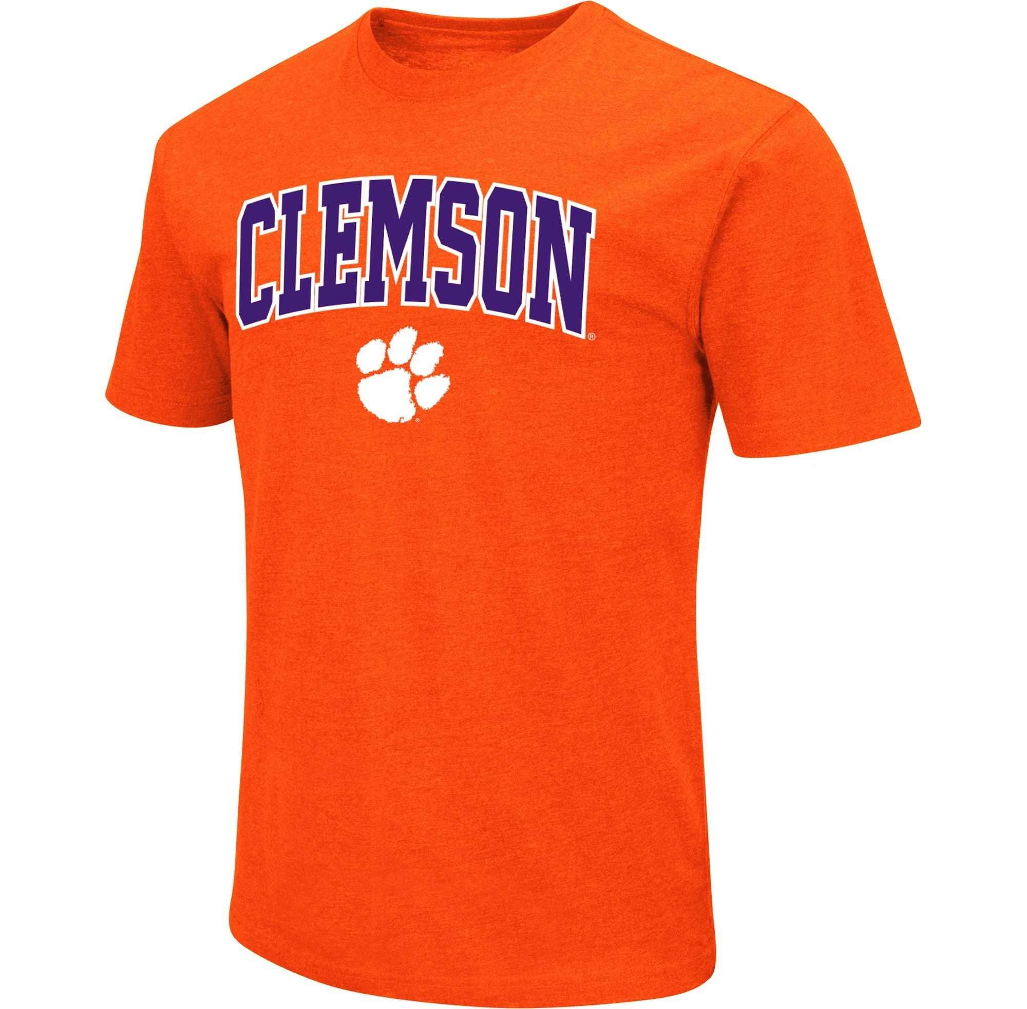 Colosseum Men's Clemson Tigers Orange Dual Blend T-Shirt 3 Colosseum Men's Clemson Tigers Orange Dual Blend T-Shirt