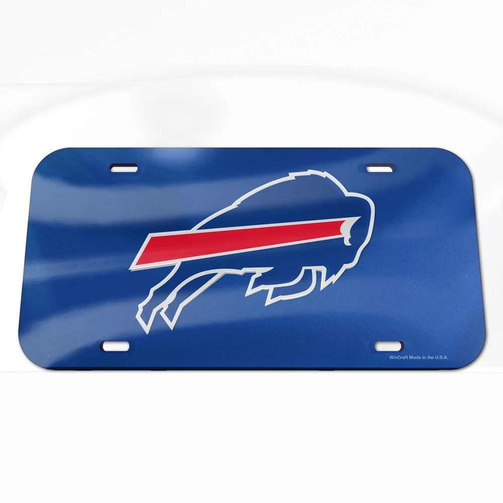 WinCraft Buffalo Bills Logo Acrylic Classic License Plates 3 WinCraft Buffalo Bills Logo Acrylic Classic License Plates
