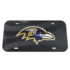 WinCraft Baltimore Ravens Logo Specialty Acrylic Classic License Plates