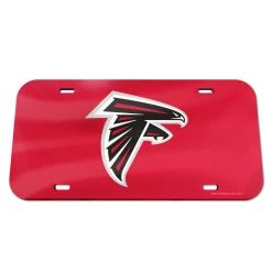 WinCraft Atlanta Falcons Logo Specialty Acrylic Classic License Plates