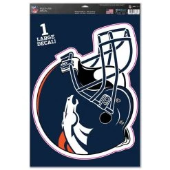 WinCraft Denver Broncos Ultra Decal 11in X 17in - Helmet