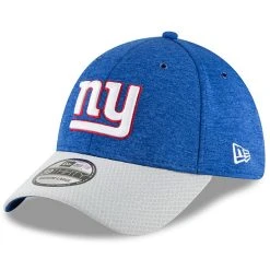 New York Giants New Era 2018 NFL Sideline Home Official 39THIRTY Flex Hat – Royal/Gray