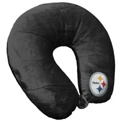 NORTHWEST NFL Pittsburgh Steelers Travel Pillow U Neck Pillow | Travel Pillows For Airplanes, Pittsburgh Steelers U Shaped Neck Pillow