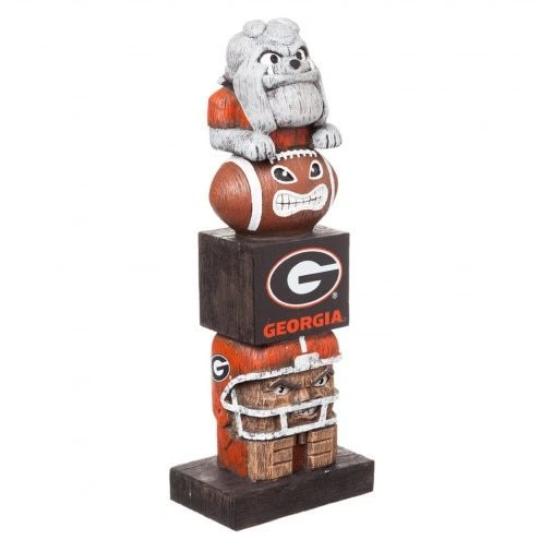Evergreen GEORGIA BULLDOGS TIKI TOTEM 3 Evergreen GEORGIA BULLDOGS TIKI TOTEM