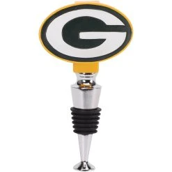 Evergreen Green Bay Packers Logo Bottle Stopper