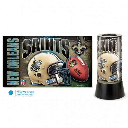 WinCraft NEW ORLEANS SAINTS ROTATING LAMP 12"H