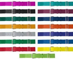 Augusta Elastic Adult Baseball Belt 19 Colors Available