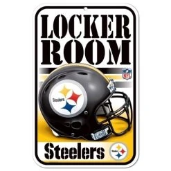 WinCraft Pittsburgh Steelers 11" X 17" Locker Room Sign