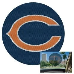 WinCraft Chicago Bears Perforated Vinyl Decal Sticker Emblem 8x8