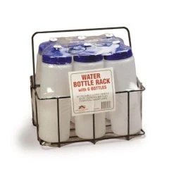 Athletic Specialties Water Bottle Rack Combo With 6 Water Bottles