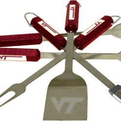 BSI COLLEGIATE Virginia Tech 4 Piece BBQ Set