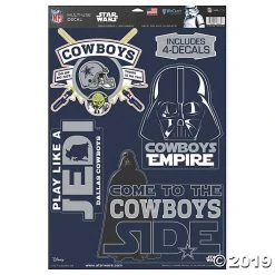 WinCraft NFL® Dallas Cowboys™ Star Wars™ Decals