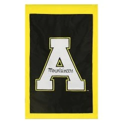 Evergreen 2-1/3 Ft. X 3-2/3 Ft. Appalachian State University Applique House Flag