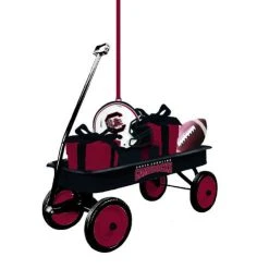 Evergreen University Of South Carolina Team Wagon Ornament
