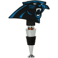 Evergreen Carolina Panthers Logo Bottle Stopper