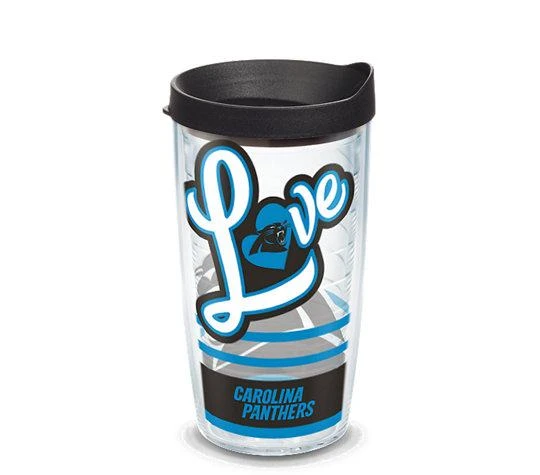 NFLĀ® Carolina Panthers Love Tervis Cup 16oz/24oz Available