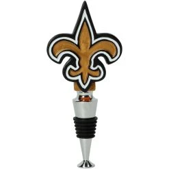 Evergreen New Orleans Saints Logo Bottle Stopper