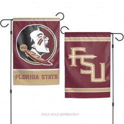 WinCraft Flordia State Seminoles 2 Sided Garden Flag