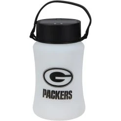 AtlanticCoastSports Green Bay Packers Frosted Silicone Solar Lantern