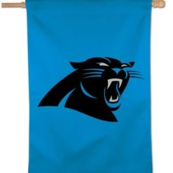 WinCraft CAROLINA PANTHERS LOGO VERTICAL FLAG 28" X 40"