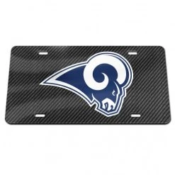 WinCraft Los Angeles Rams Specialty Acrylic License Plate