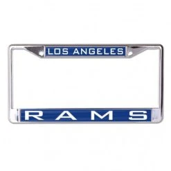 WinCraft Los Angeles Rams Inlaid Metal Lic Plate Frame