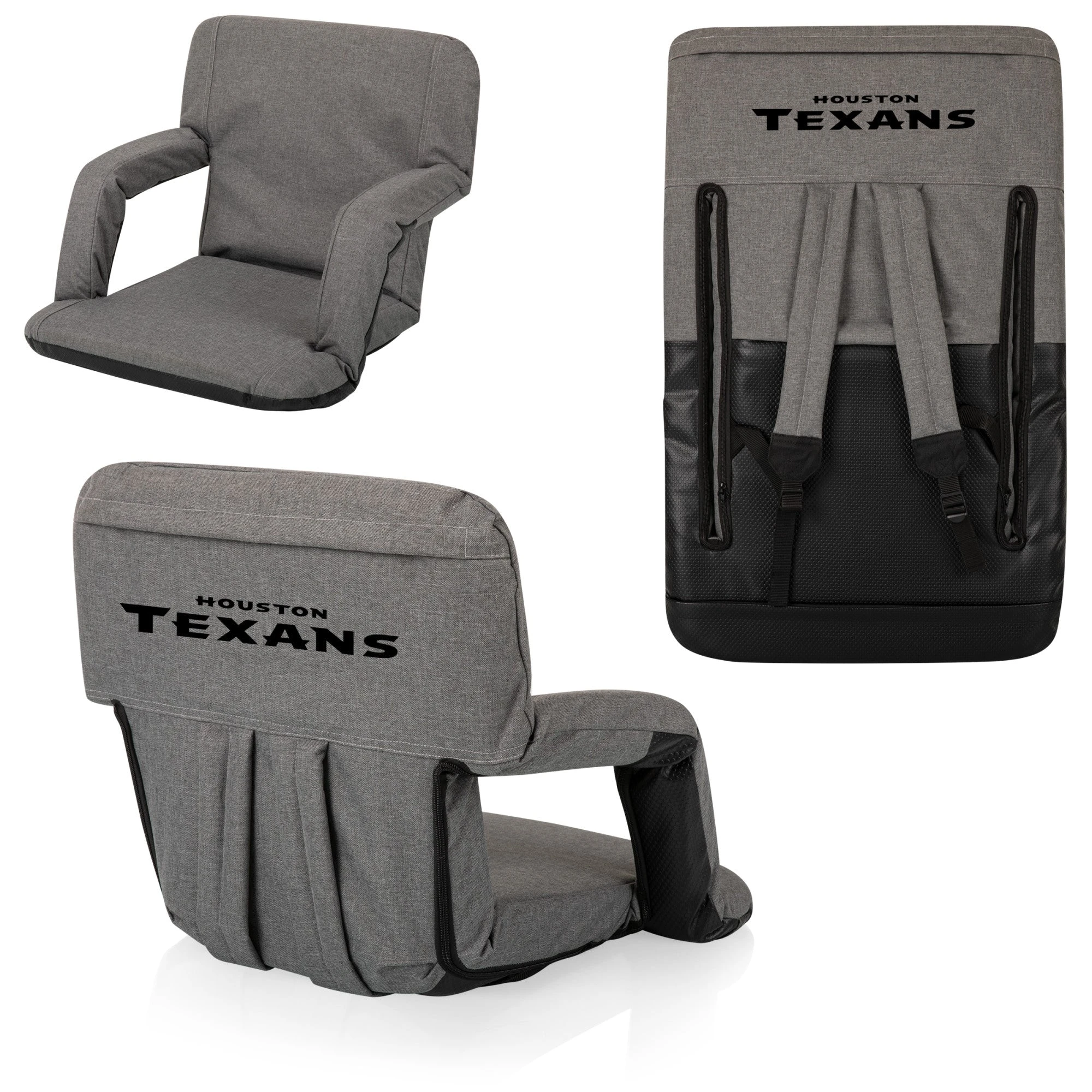 Picnic Time Houston Texans Ventura Portable Reclining Stadium Seat