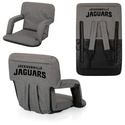 Picnic Time Jacksonville Jaguars Ventura Portable Reclining Stadium Seat