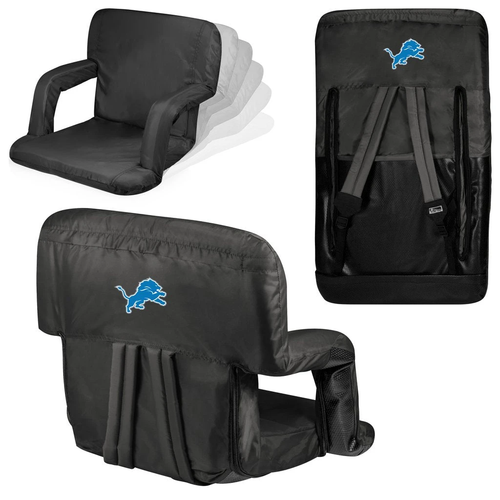 Picnic Time Detroit Lions Ventura Portable Reclining Stadium Seat 3 Picnic Time Detroit Lions Ventura Portable Reclining Stadium Seat