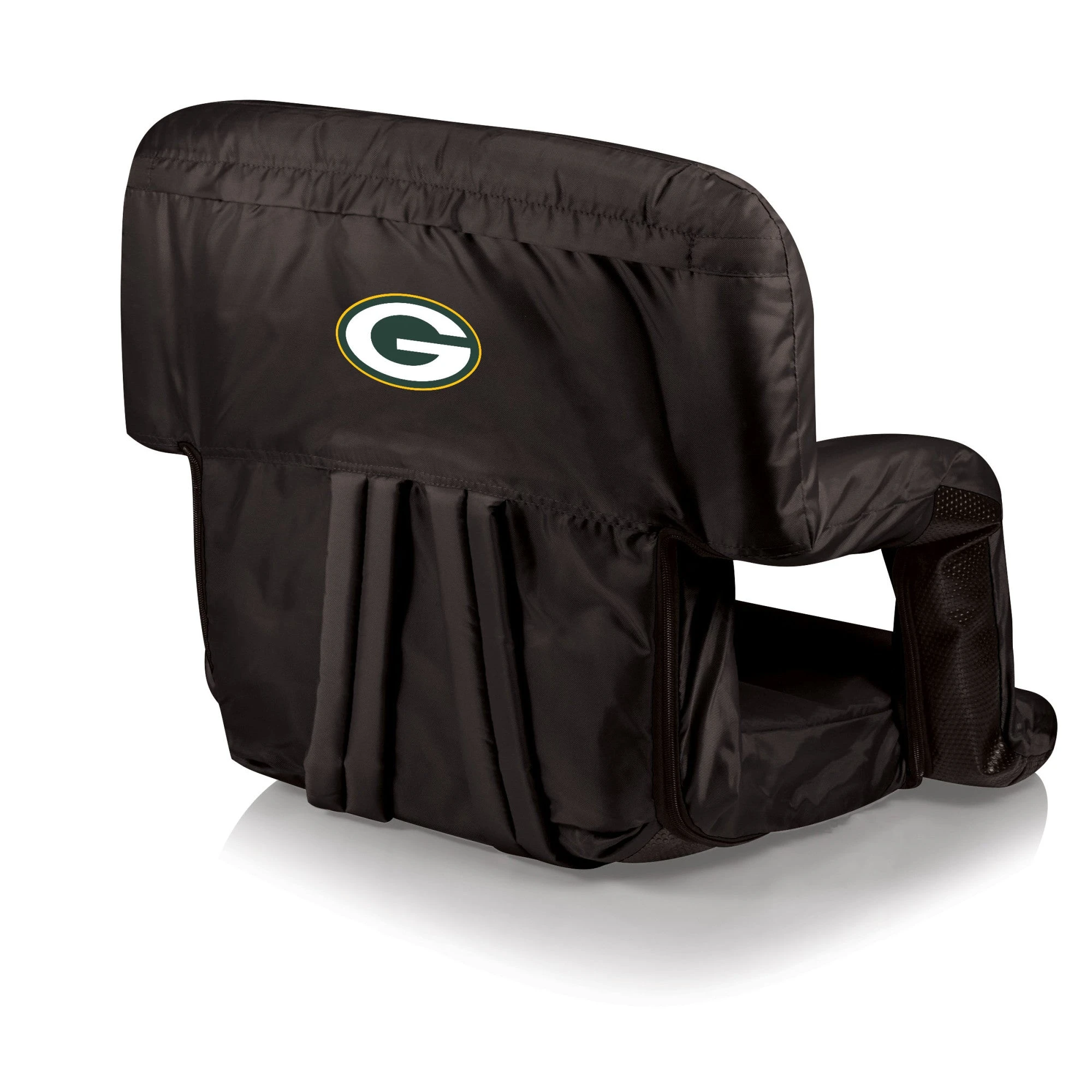 Picnic Time Green Bay Packers Ventura Portable Reclining Stadium Seat - Image 2