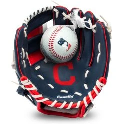 Franklin Cleveland Indians MLB® Team Glove And Ball Set