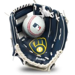 Franklin Milwaukee Brewers MLB® Team Glove And Ball Set
