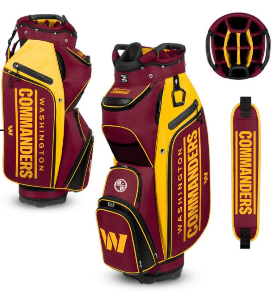WinCraft Washington Commanders Cooler Cart Bag 3 Free Shipping 3 WinCraft Washington Commanders Cooler Cart Bag 3 Free Shipping