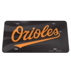 WinCraft Baltimore Orioles Acrylic Classic License Plates