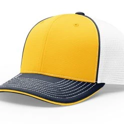 Richardson 172 PULSE SPORT MESH 16 Tri White Embroidery Available