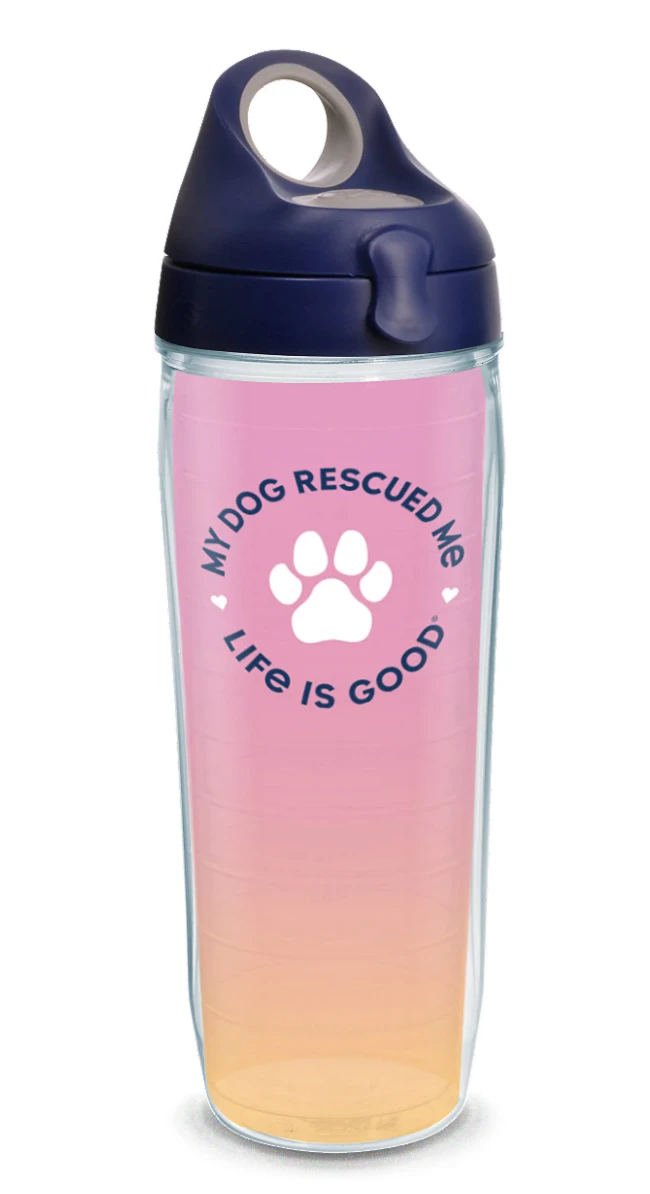 Tervis Life Is Good® - Dog Rescued Me Wrap With Travel Lid - Image 2