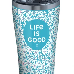Tervis Life Is Good® - Small Daisies Stainless Steel With Slider Lid