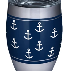 Tervis Life Is Good® - Navy Anchor Pattern Stainless Steel With Slider Lid