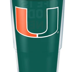 Tervis Miami Hurricanes Life Is Good® Wrap With Travel Lid