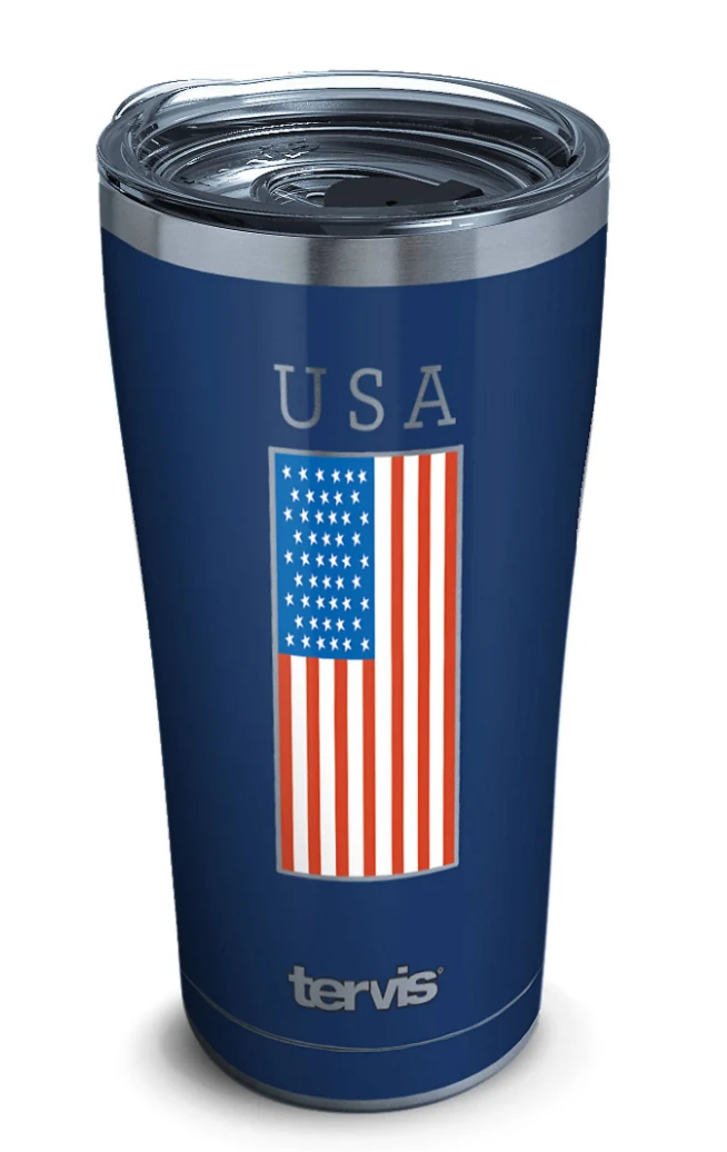 Tervis USA Flag Stainless Steel With Slider Lid