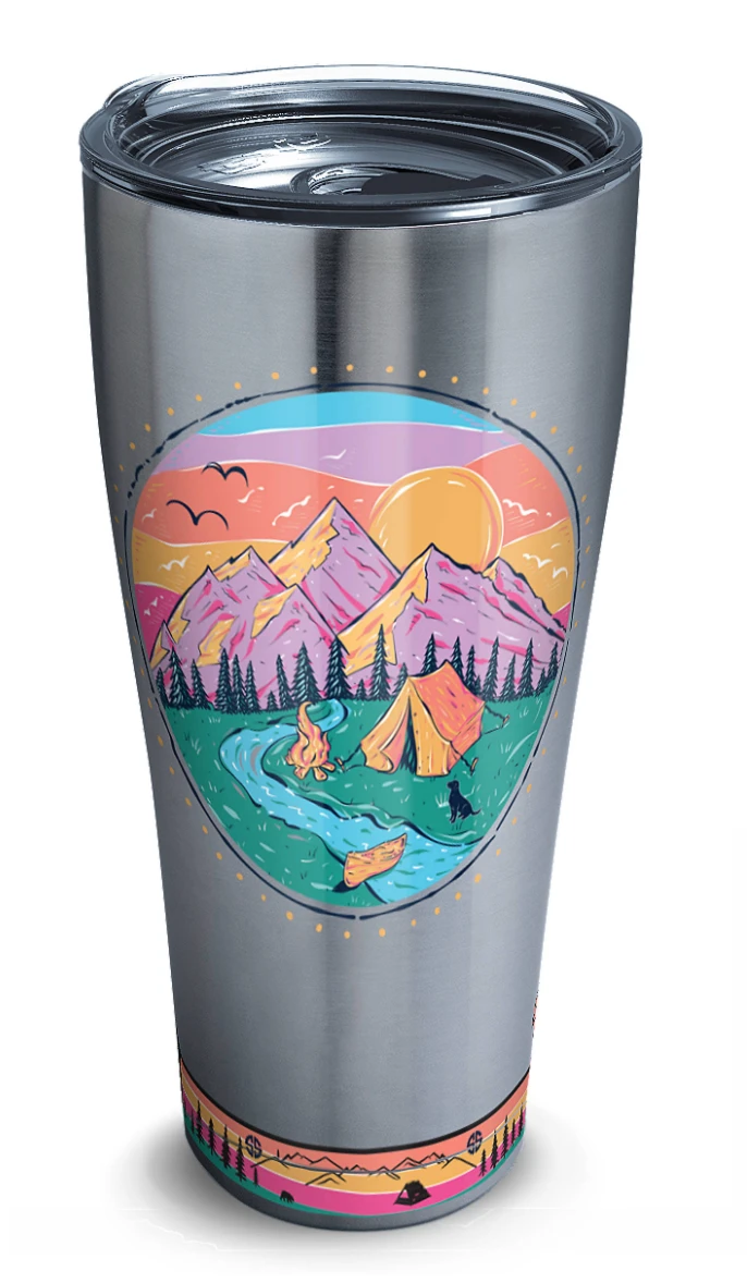 Tervis Simply Southern® - Colorful Outdoors Simply Southern Stainless Steel With Slider Lid - Image 2