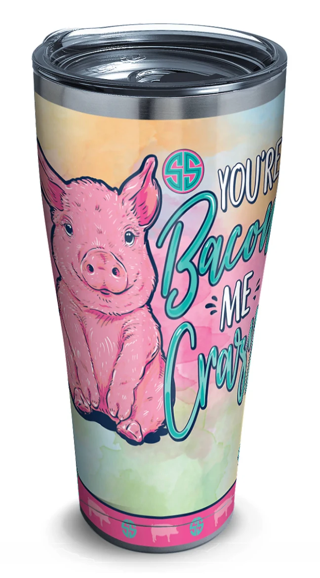 Tervis Simply Southern® - You're Bacon Me Crazy Simply Southern Stainless Steel With Slider Lid - Image 2