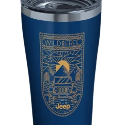 Tervis Jeep® Brand - Wild And Free Stainless Steel With Slider Lid