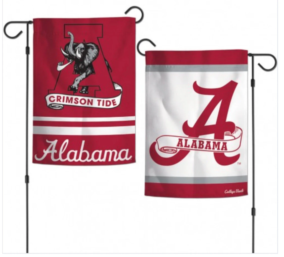 WinCraft Alabama Roll Tide 2 Sided Garden Flag 12.5" X 18" - Image 2