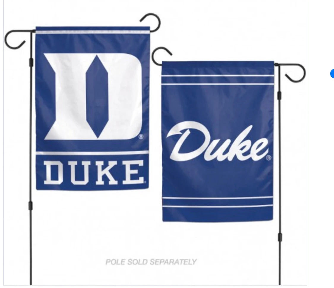 WinCraft Duke University Garden Flag 2 Sided 12.5" X 18"
