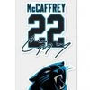 WinCraft Carolina Panthers Perfect Cut Decal Set Of Two 4"X 4" Christian McCaffrey