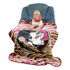 COLLEGE COVERS NCAA Florida State Seminoles Soft Raschel Throw Blanket