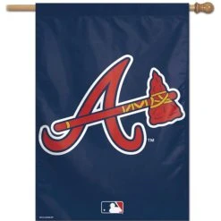 WinCraft Atlanta Braves Vertical Flag 28” X 40”
